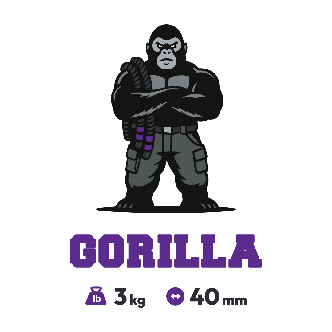 Gorilla – 40mm Heavy Rope for Rope Flow (3kg)