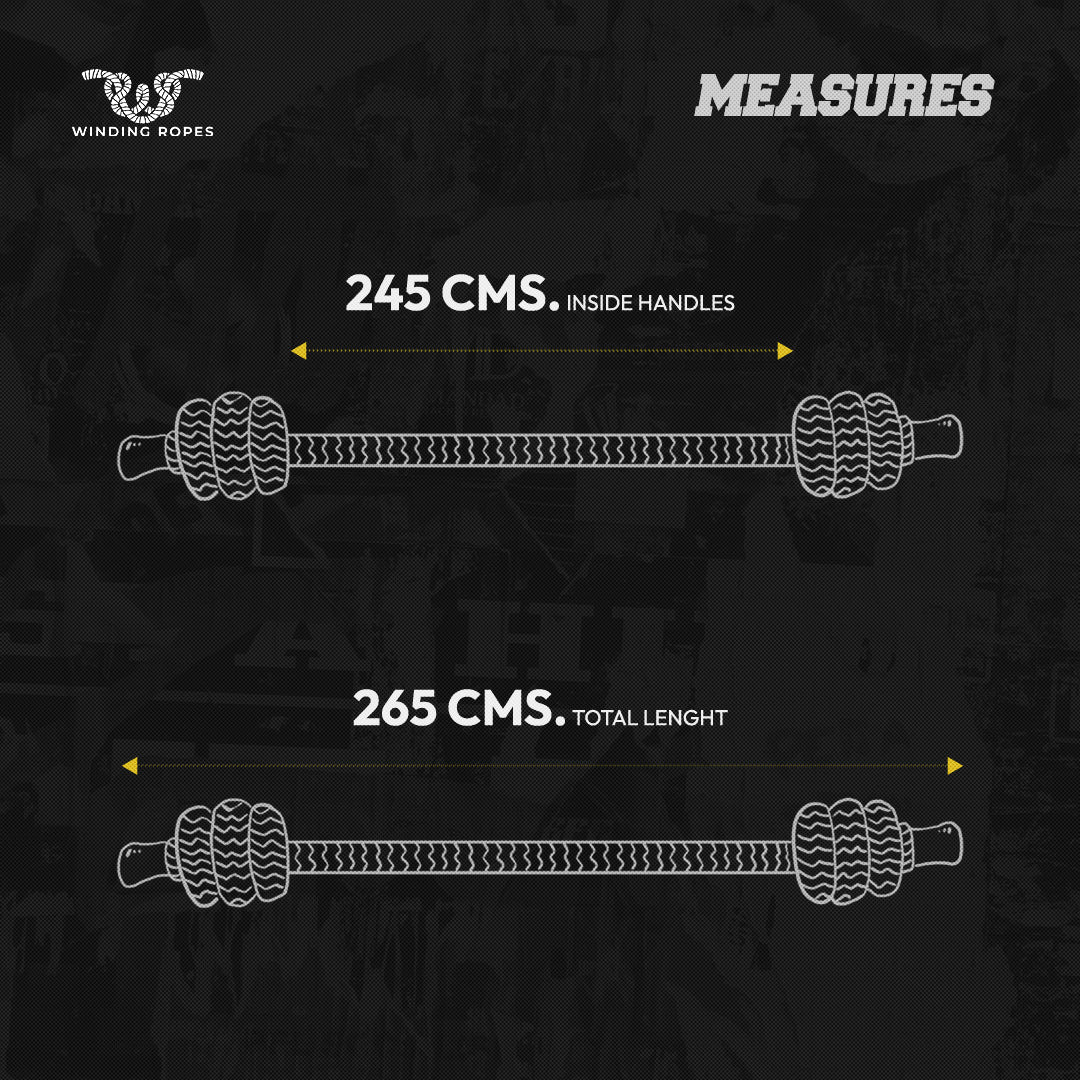 Orange Shark Heavy Rope 20 mm Rope Flow 870 grams