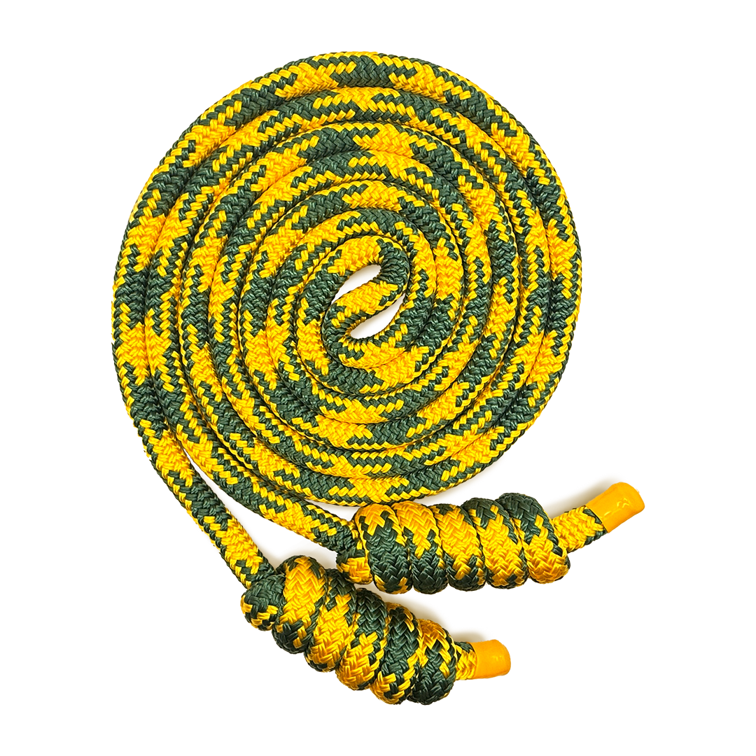 The Rope Down Under – 12 mm Flow Rope (450g) – Green & Yellow