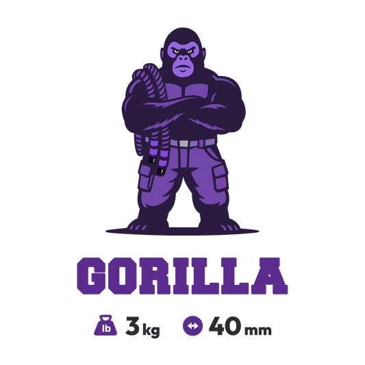 Purple Gorilla – 40mm Heavy Rope for Rope Flow 3kg
