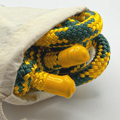 The Rope Down Under – 12 mm Flow Rope (450g) – Green & Yellow
