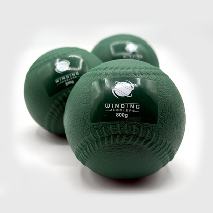 Pack of 4 Heavy Juggling Balls 300g. Winding Jugglers. Red Training Balls (7.5 cm)