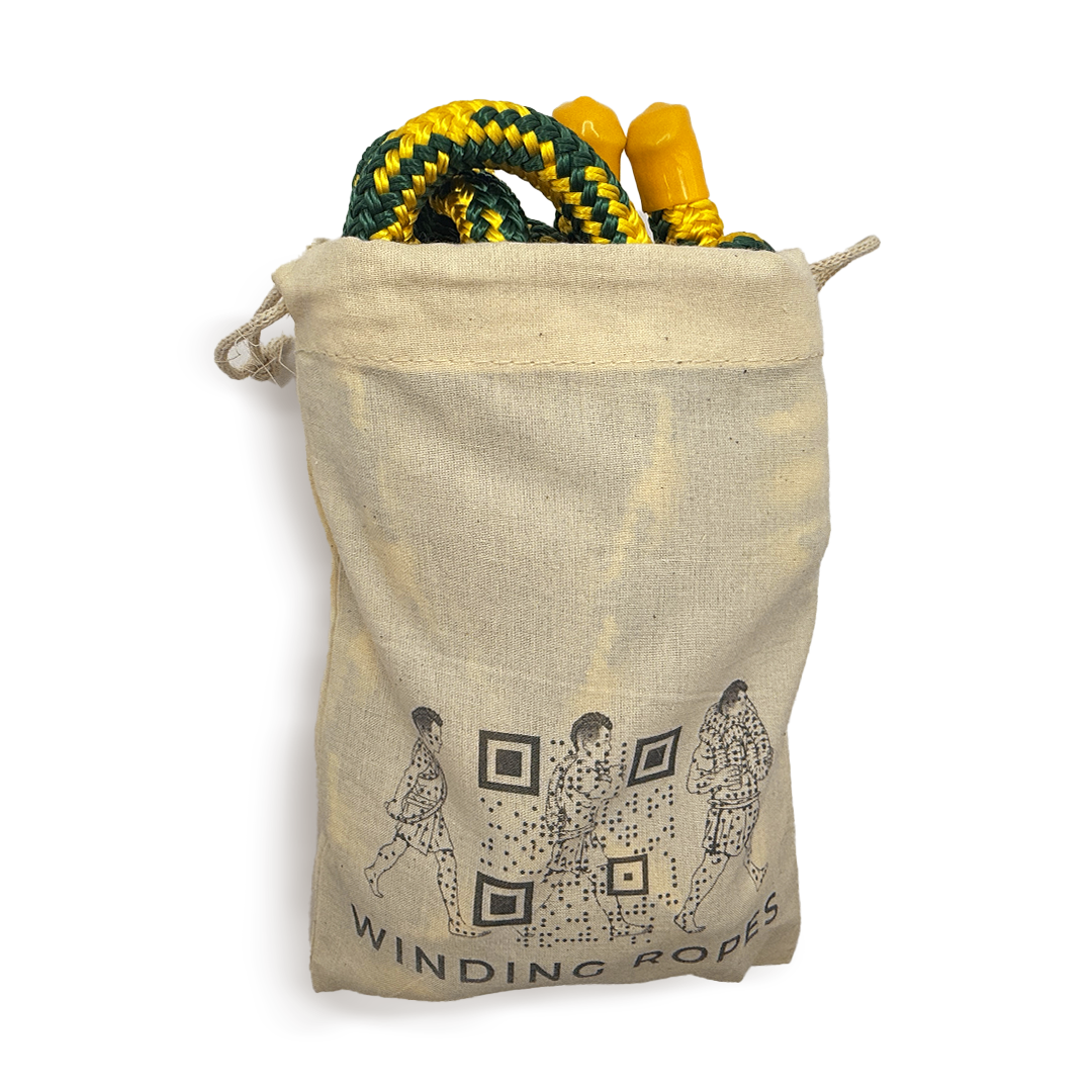 The Rope Down Under – 12 mm Flow Rope (450g) – Green & Yellow