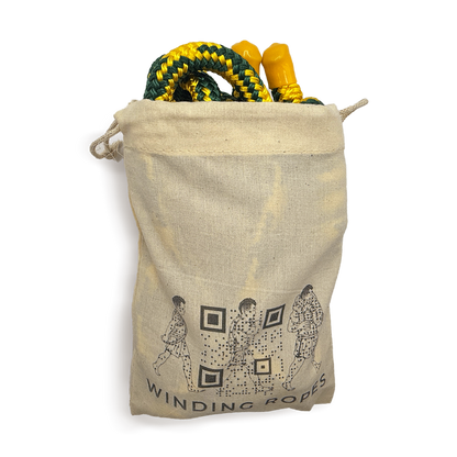 The Rope Down Under – 12 mm Flow Rope (450g) – Green & Yellow