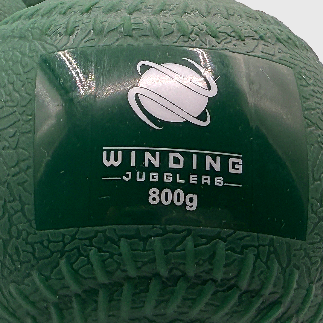 Pack of 4 Heavy Juggling Balls 300g. Winding Jugglers. Red Training Balls (7.5 cm)