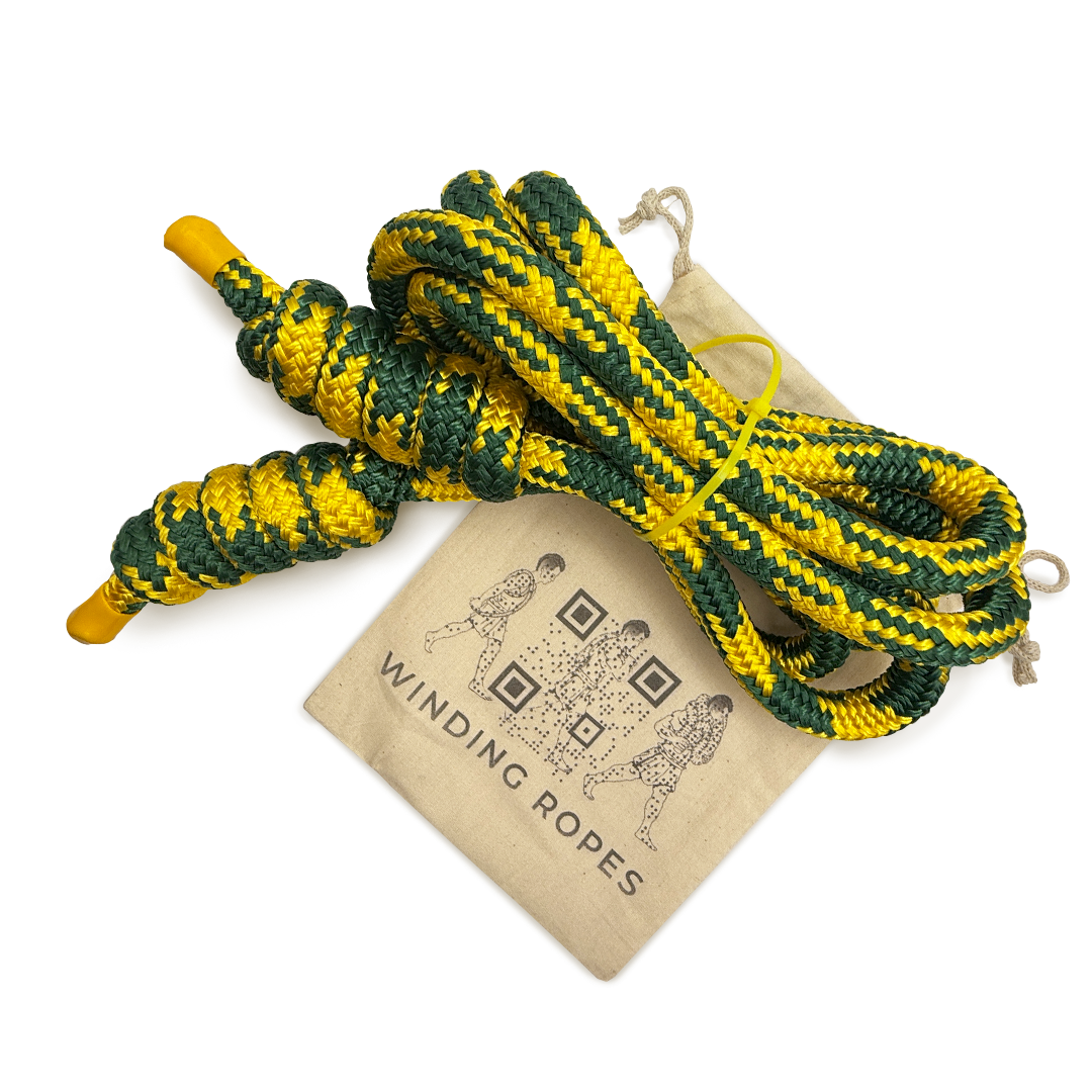 The Rope Down Under – 12 mm Flow Rope (450g) – Green & Yellow