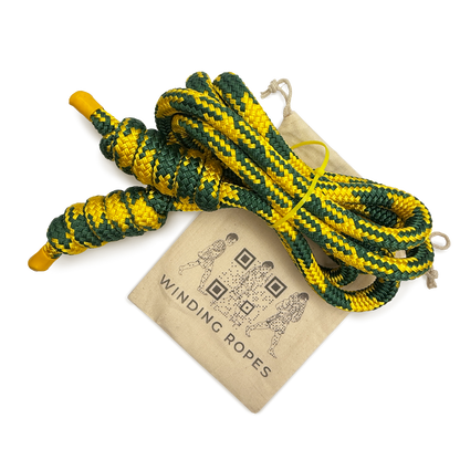 The Rope Down Under – 12 mm Flow Rope (450g) – Green & Yellow