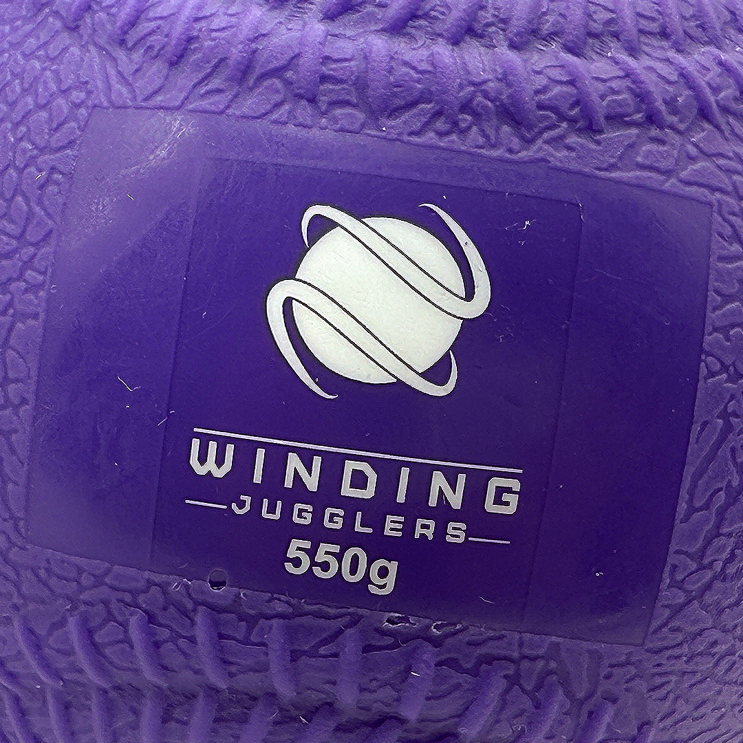 Pack of 4 Heavy Juggling Balls 300g. Winding Jugglers. Red Training Balls (7.5 cm)