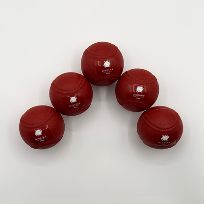 Pack of 4 Heavy Juggling Balls 300g. Winding Jugglers. Red Training Balls (7.5 cm)