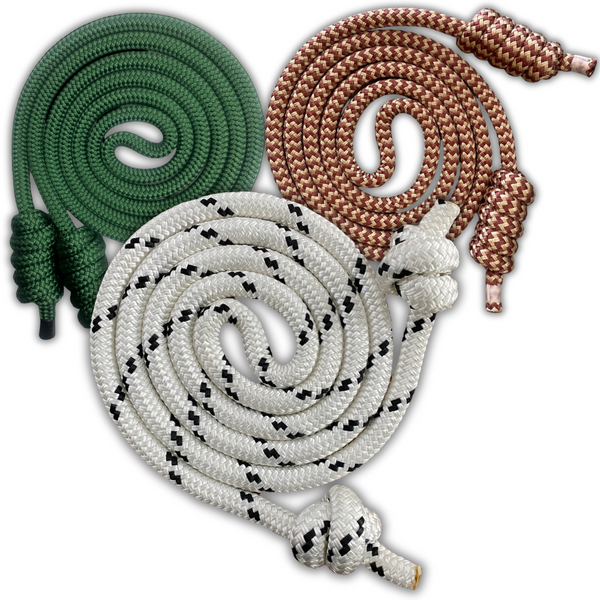 Three Ropes Triangle 3 Flow Ropes Pack : 800 grams 18 mm + 550 grams 14 mm + 440 grams 12 m ...