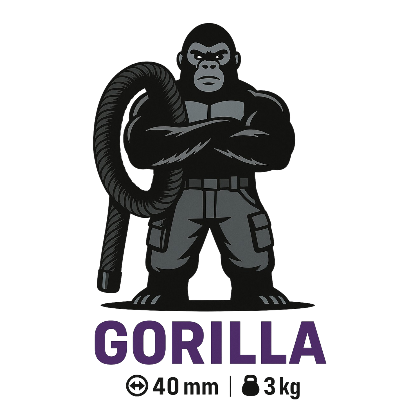 Gorilla – 40mm Heavy Rope for Rope Flow (3kg)