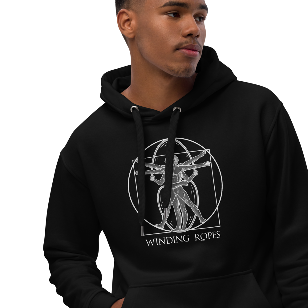 Vitruvian Rope Man Hoodie