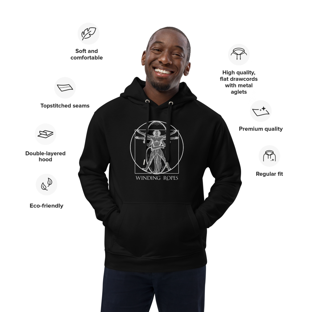 Vitruvian Rope Man Hoodie