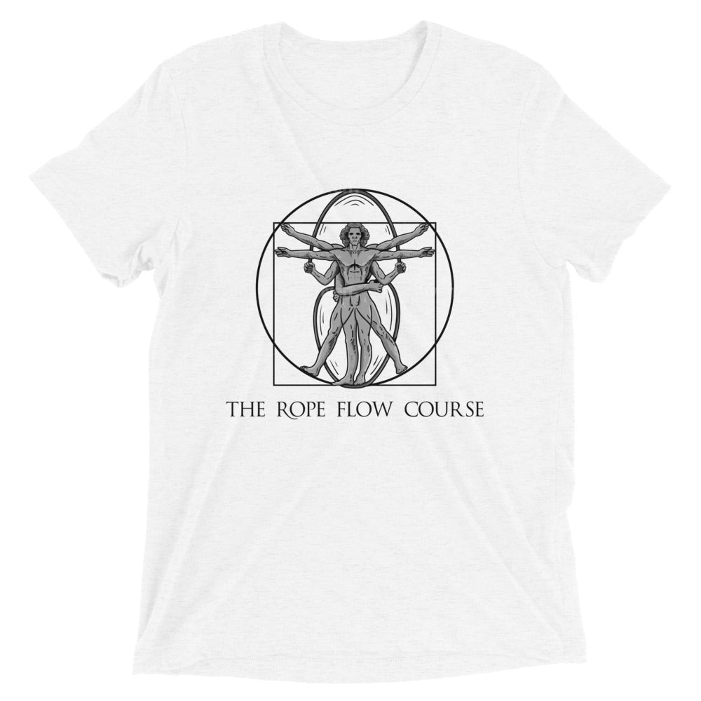 Vitruvian Rope Flow Man. Short sleeve t-shirt