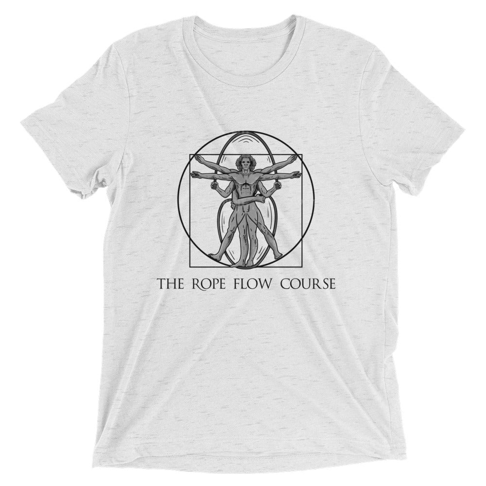 Vitruvian Rope Flow Man. Short sleeve t-shirt