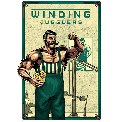 Pack of 4 Heavy Juggling Balls 300g. Winding Jugglers. Red Training Balls (7.5 cm)