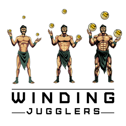 Pack of 4 Heavy Juggling Balls 300g. Winding Jugglers. Red Training Balls (7.5 cm)