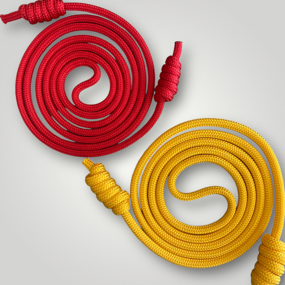 Lightweight Pack, Yellow Devil 10 MM 280 grams and Red Pocket 8 mm 150 grams. Fast and Lite Rope - windingropes