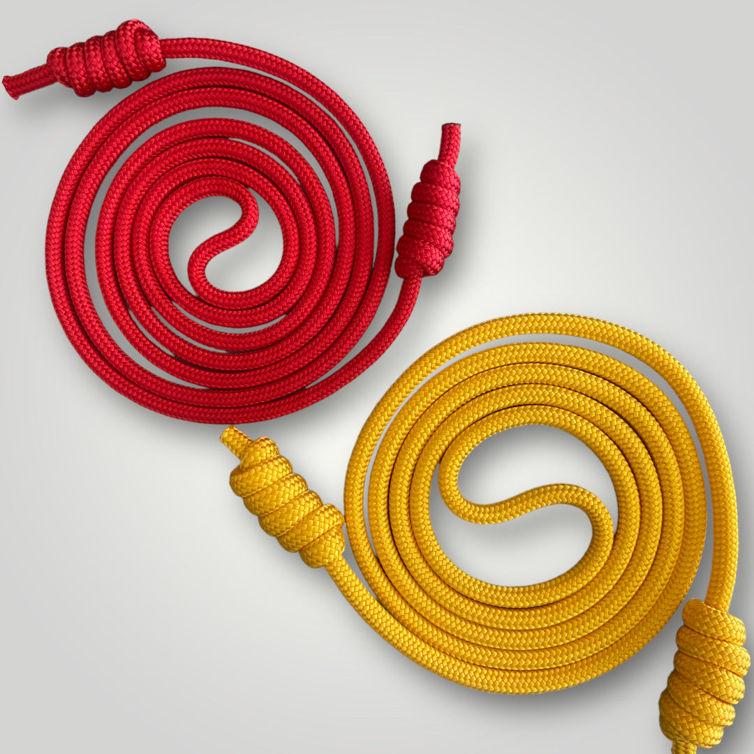 Lightweight Pack, Yellow Devil 10 MM 280 grams and Red Pocket 8 mm 150 grams. Fast and Lite Rope - windingropes