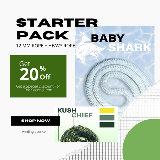 Starter Pack : 12 mm and 1 kg Baby Shark - windingropes