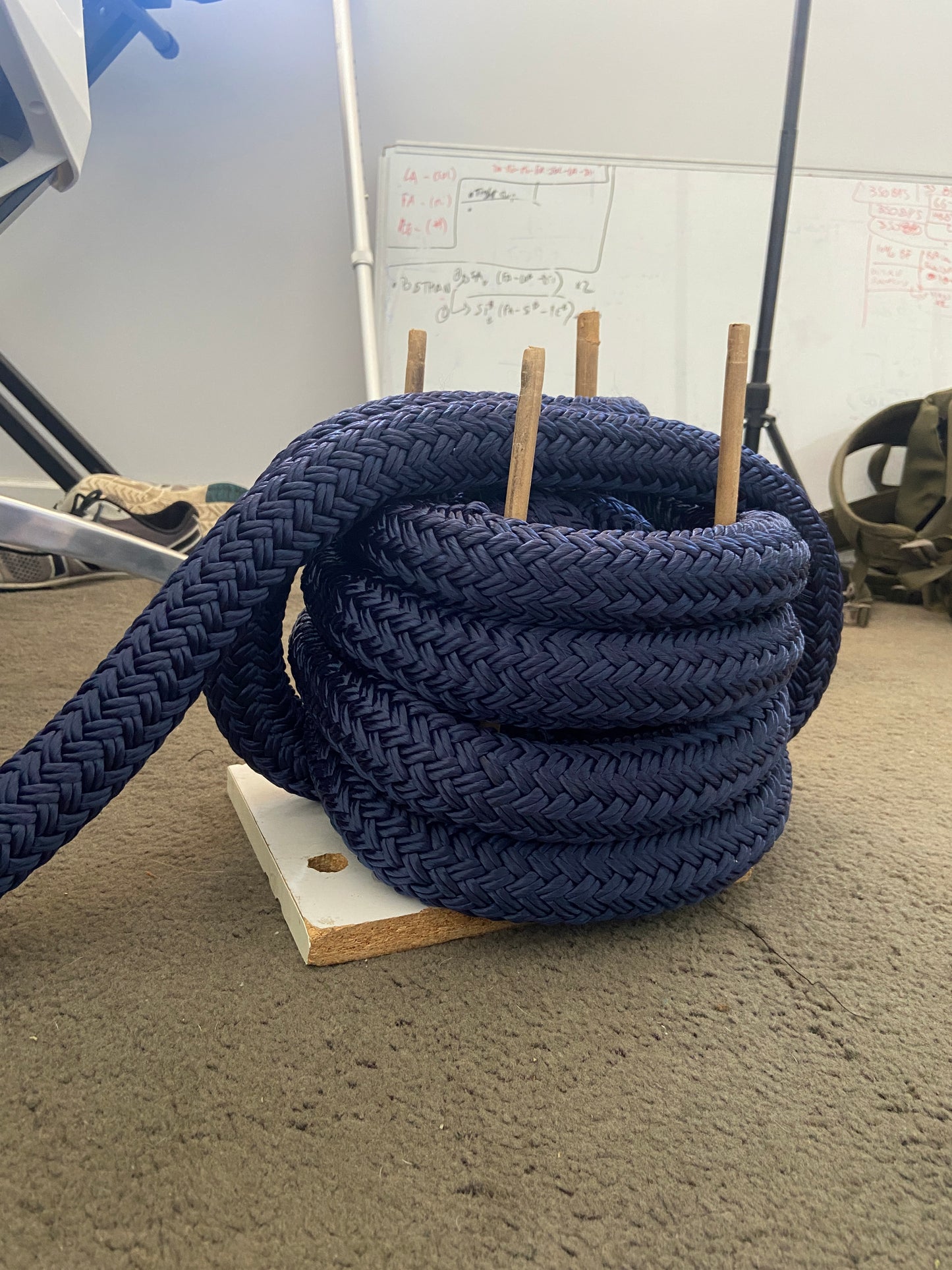 Pararope 9.5 Kgs 34 MM rope Navy Very Rare Edition - windingropes